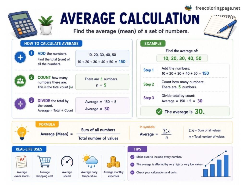 find average - free average calculator