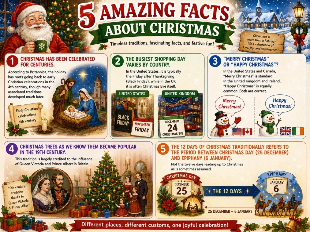 days until christmas - Amazing facts about christmas